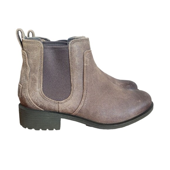 UGG Australia Bonham II Water Resistant Leather Boot Ankle Bootie 1095150 SZ 6.5 - Picture 2 of 11
